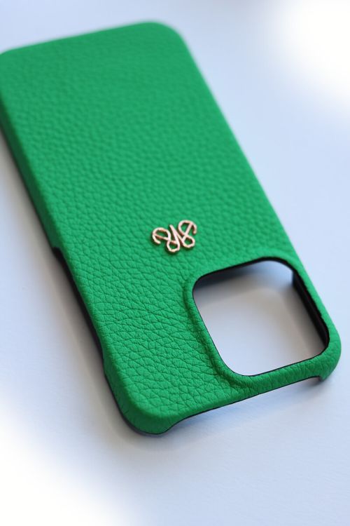Deri iPhone Kılıf 11 Pro Max Yeşil Togo - 6