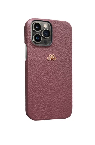 Deri iPhone Kılıf 11 Pro Max Bordo Togo - 2