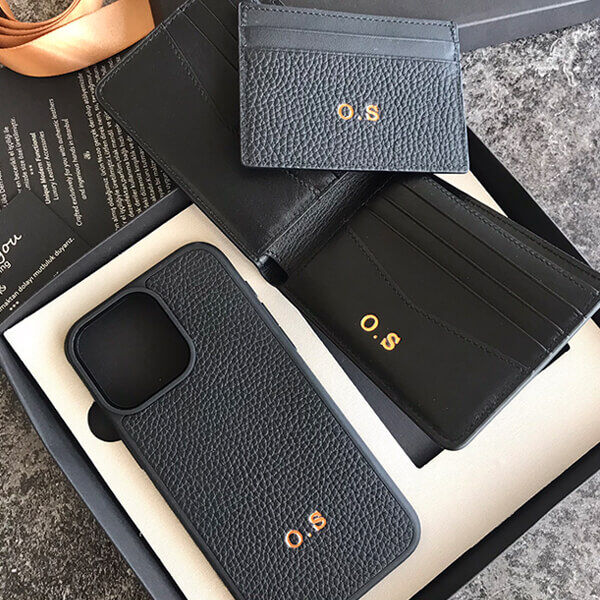 Deri iPhone Kılıf 13 Pro Max Siyah Togo - 4