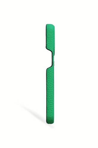 Deri iPhone Kılıf 13 Mini Yeşil Togo - 5