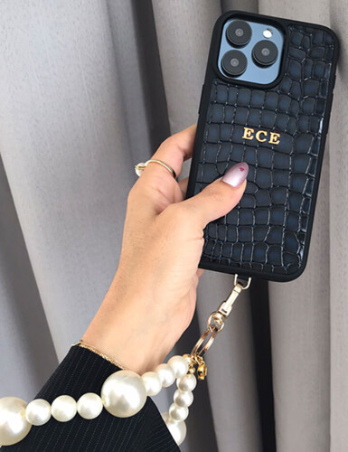 Deri iPhone Kılıf 15 Plus Premium Lacivert - 2