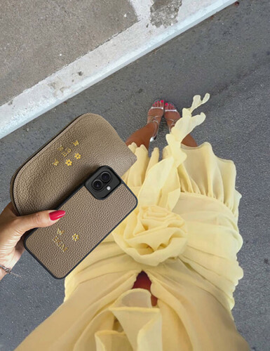 Deri iPhone Kılıf 15 Pro Vizon Togo - 8