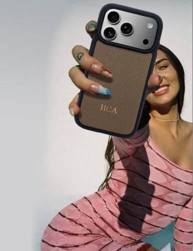 Deri iPhone Kılıf 15 Pro Max Vizon Togo - 6