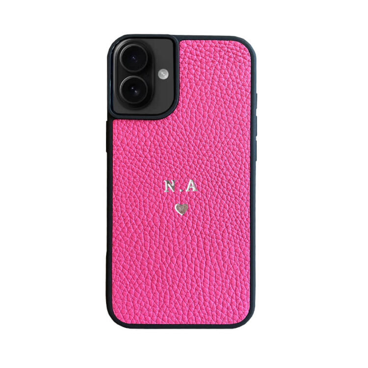 Deri iPhone Kılıf 16 Fuşya Togo - 2