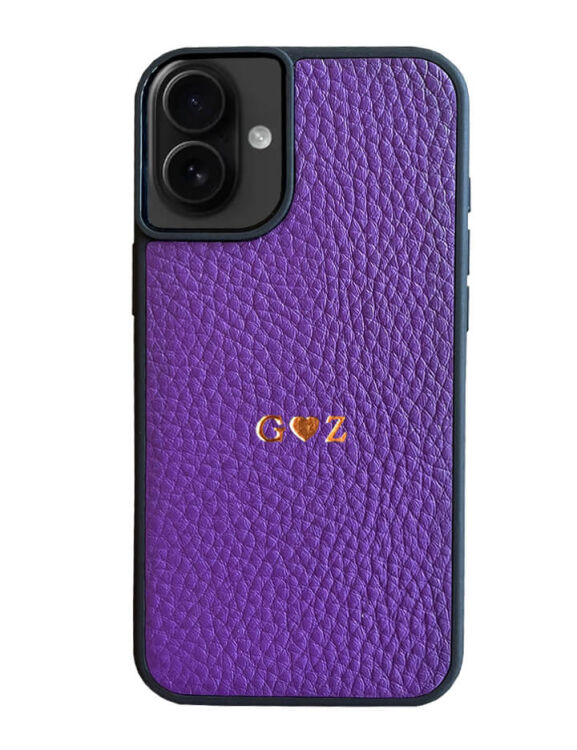 Deri iPhone Kılıf 16 Mor Togo - 1
