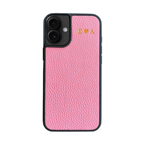 Deri iPhone Kılıf 16 Pembe Togo - 2