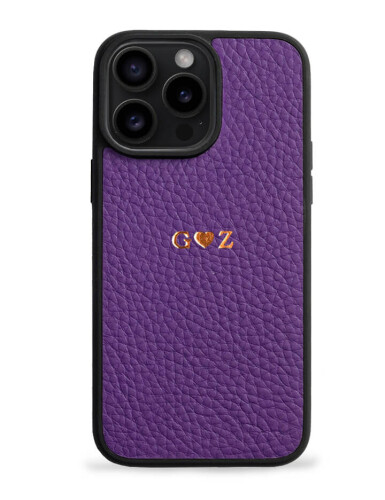 Deri iPhone Kılıf 16 Pro Mor Togo 