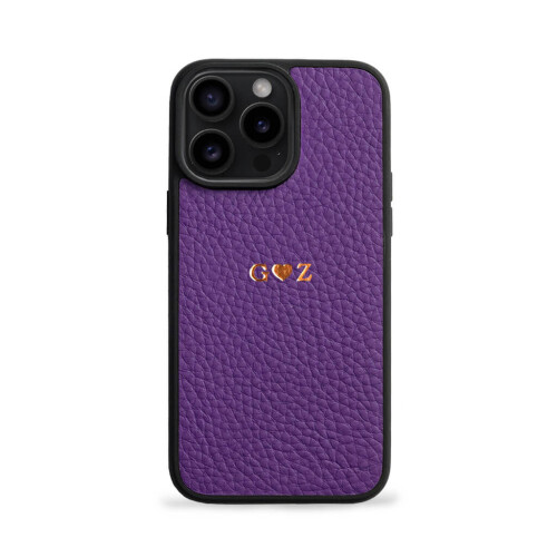 Deri iPhone Kılıf 16 Pro Mor Togo - 