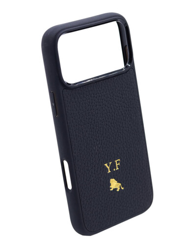 Deri iPhone Kılıf 16 Siyah Togo - 6