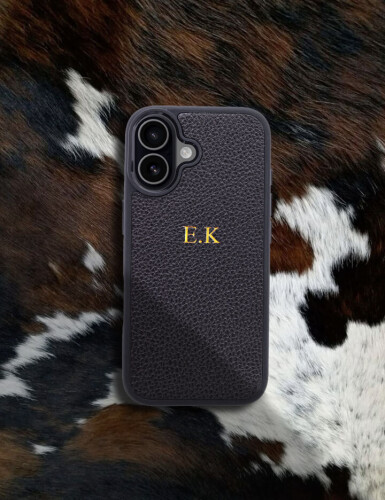Deri iPhone Kılıf 17 Kahve Togo - (1)