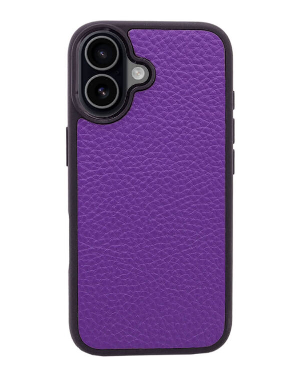 Deri iPhone Kılıf 17 Mor Togo - 1