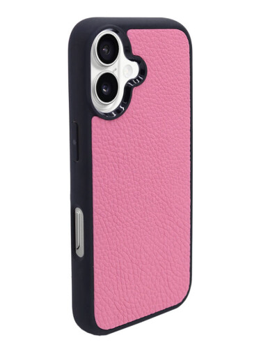Deri iPhone Kılıf 17 Pembe Togo - 5