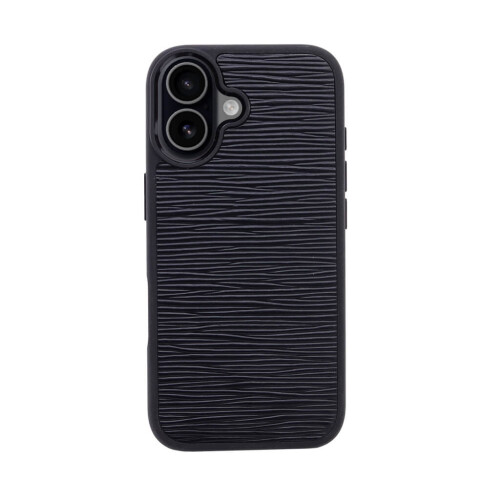 Deri iPhone Kılıf 17 Siyah Epi - 