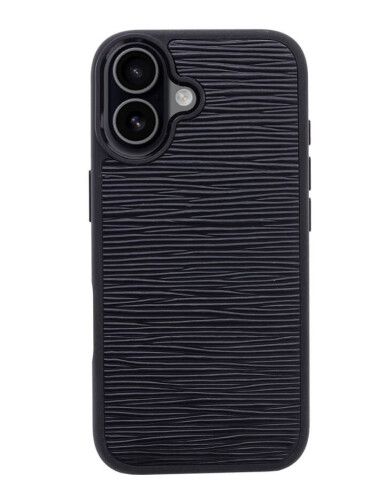 Deri iPhone Kılıf 17 Siyah Epi - 