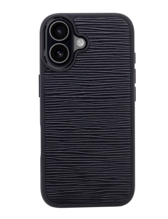 Deri iPhone Kılıf 17 Siyah Epi - 1