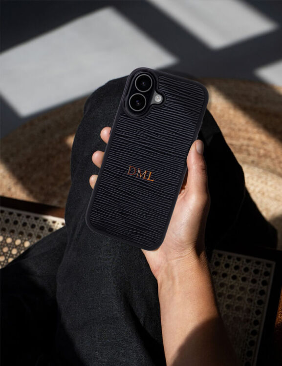 Deri iPhone Kılıf 17 Siyah Epi - 2