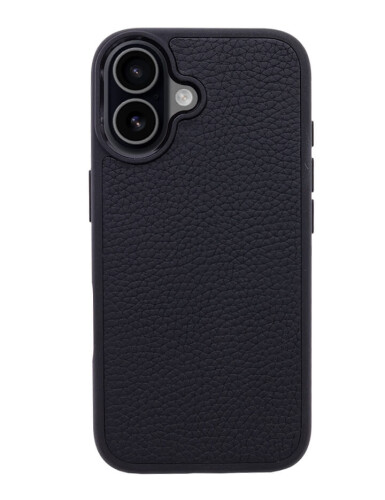 Deri iPhone Kılıf 17 Siyah Togo - 