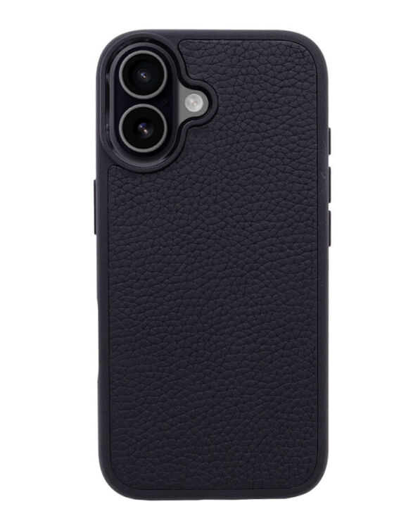 Deri iPhone Kılıf 17 Siyah Togo - 1