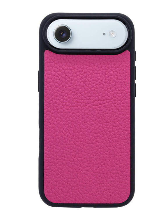 Deri iPhone Kılıf 17 Air Fuşya Togo - 1