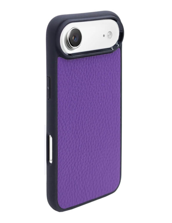 Deri iPhone Kılıf 17 Air Mor Togo - 4