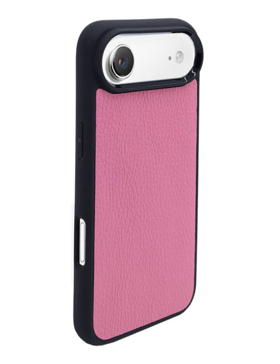 Deri iPhone Kılıf 17 Air Pembe Togo - 4