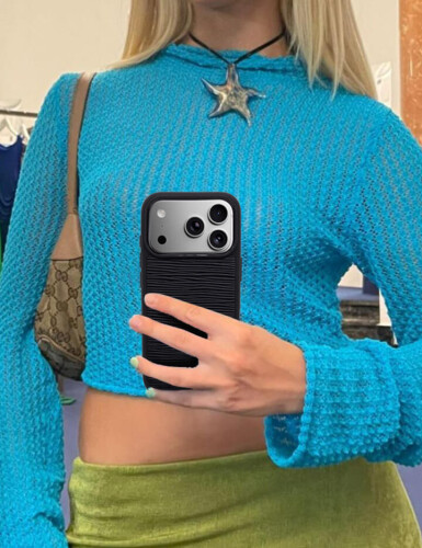 Deri iPhone Kılıf 17 Air Siyah Epi - 6