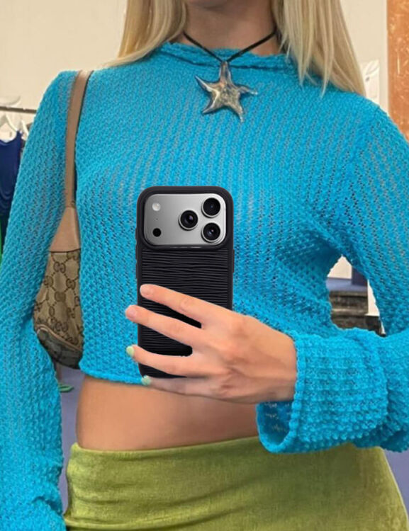 Deri iPhone Kılıf 17 Air Siyah Epi - 6