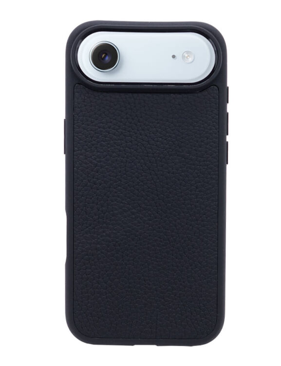 Deri iPhone Kılıf 17 Air Siyah Togo - 1