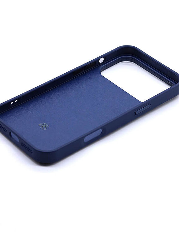 Deri iPhone Kılıf 17 Pro Lacivert - 7