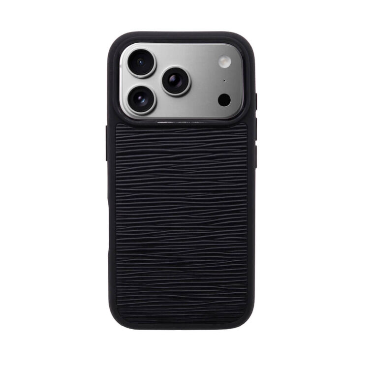 Deri iPhone Kılıf 17 Pro Siyah Epi - 1