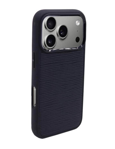 Deri iPhone Kılıf 17 Pro Siyah Epi - 3