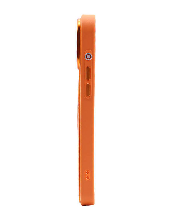 Deri iPhone Kılıf 17 Pro Turuncu  - 10