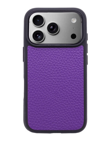 Deri iPhone Kılıf 17 Pro Mor Togo - 