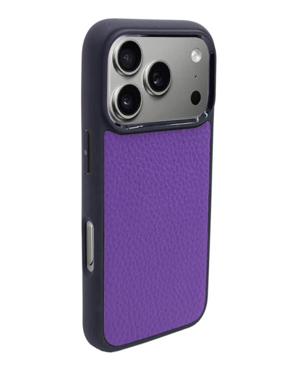 Deri iPhone Kılıf 17 Pro Max Mor Togo - 3