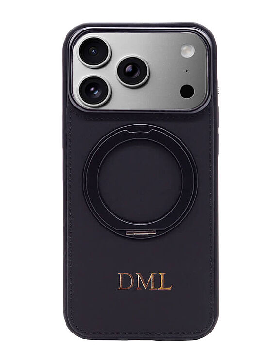Deri iPhone Kılıf 17 Pro Max Siyah - 2