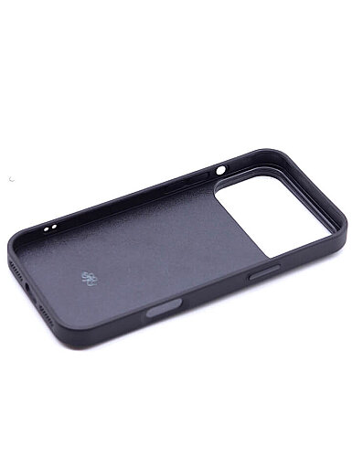 Deri iPhone Kılıf 17 Pro Max Siyah - 7
