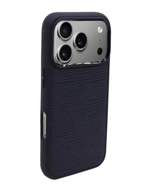 Deri iPhone Kılıf 17 Pro Max Siyah Epi - 3