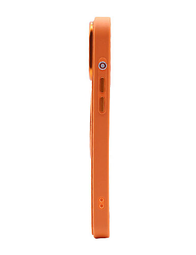 Deri iPhone Kılıf 17 Pro Max Turuncu - 10