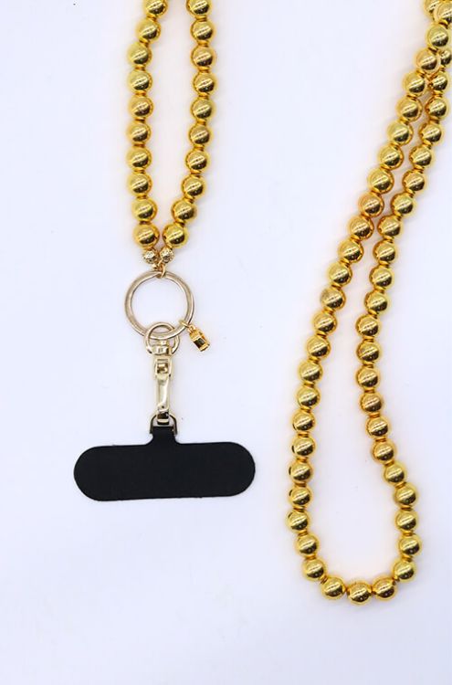 Telefon Boyun Askı Gold Pearl - 2
