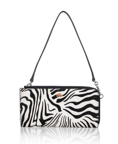  - S19 MET BAG ZEBRA BASKILI TÜYLÜ DERİ