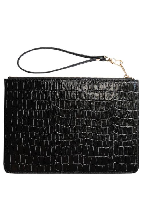 S29 CLUTCH SİYAH CROCO
