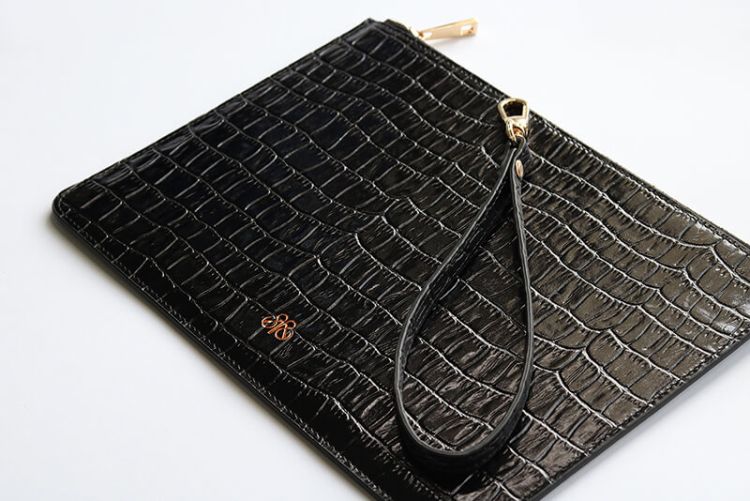 S29 CLUTCH SİYAH CROCO
