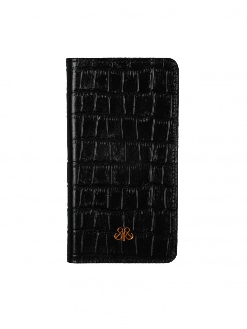  - S1 IPHONE CÜZDAN SİYAH CROCO