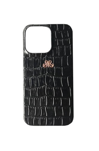  - S6 IPHONE 13 MİNİ SİYAH CROCO