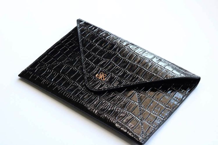 S9 ZARF CÜZDAN SİYAH CROCO