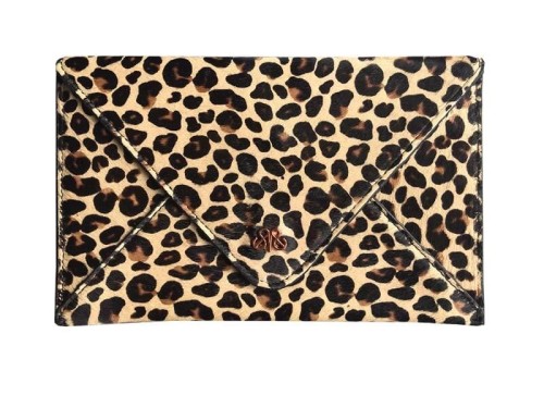  - S9 ZARF CÜZDAN CAMEL LEOPAR BASKILI TÜYLÜ DERİ