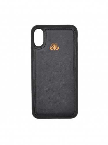  - S2 FLEX IPHONE XS MAX BOY KILIF SİYAH SAFFIANO