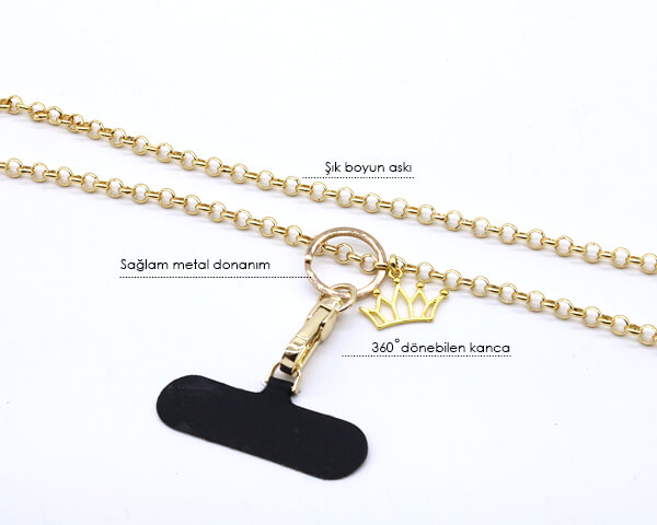 Telefon Boyun Askı Princess Chain - 5