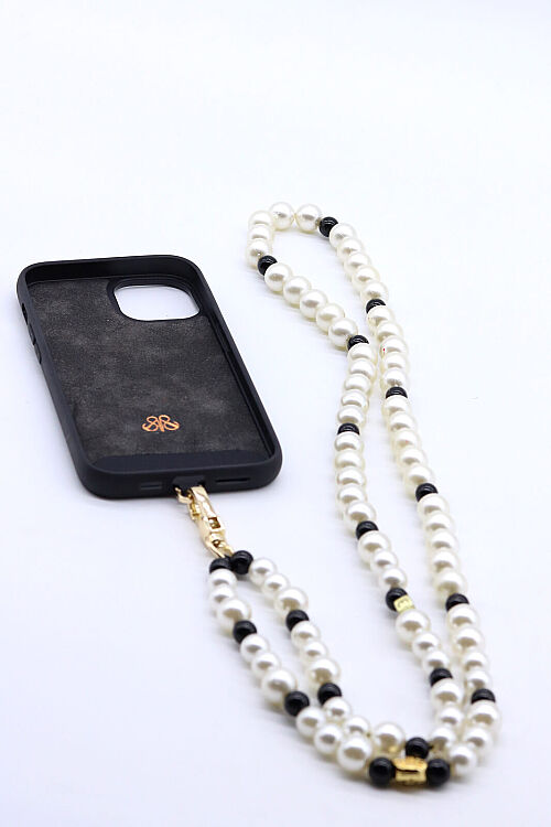 Telefon Boyun Askı Black Pearl