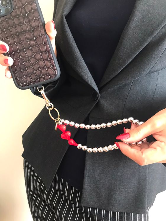 Telefon Bilek Askı Red Hearts - 2